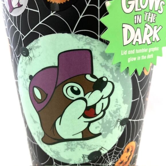 Bucees Collectible Glow In The Dark Halloween Double Pint Tumbler w Lid 32 oz - Picture 2 of 10